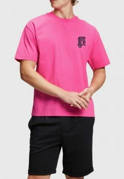 Esprit RELAXED FIT - Print T-shirt - Pink