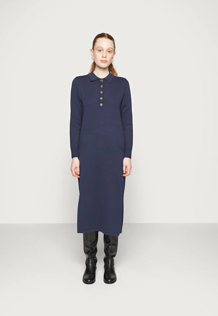Esprit POLONECK - Jumper Dress - Navy