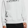 Esprit MIT BEFLOCKTEM LOGO-AUFNÄHER - Sweatshirt - Light Grey New