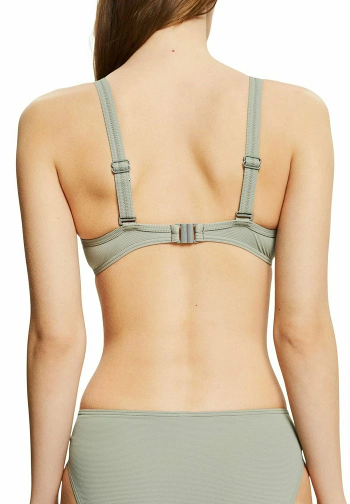 Esprit UNWATTIERTER - Bikini Top - Light Khaki - Image 7