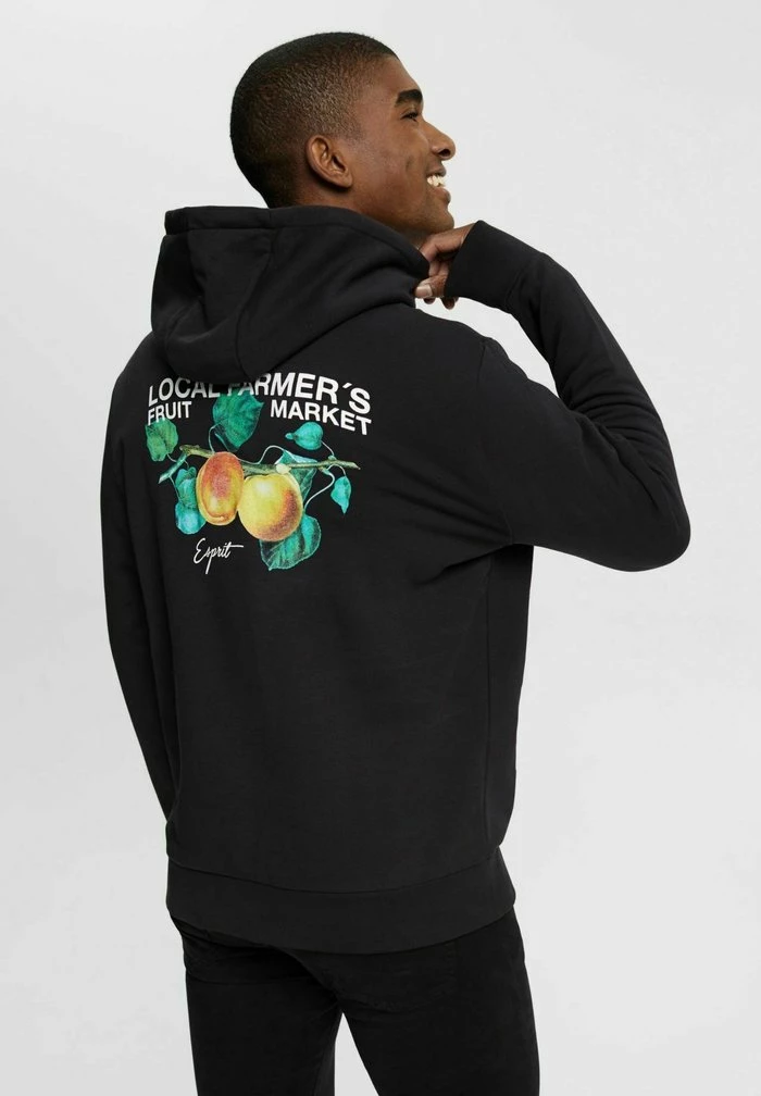 Esprit REGULAR FIT - Hoodie - Black