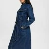 ESPRIT DRESSES DENIM - Denim Dress - Blue Dark Wash