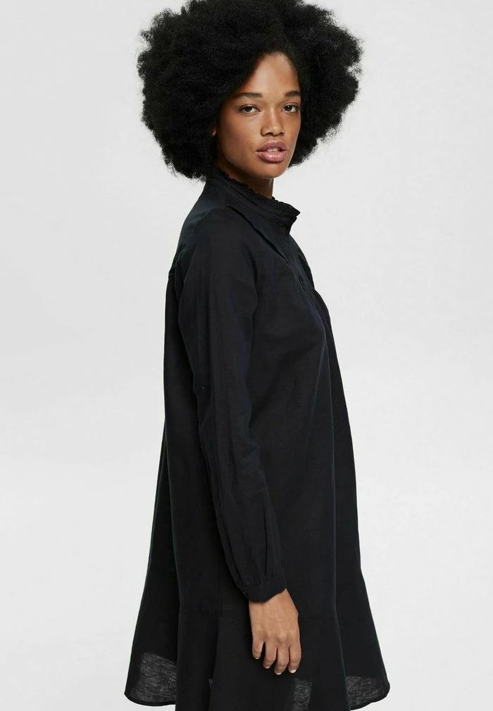 Esprit Shirt Dress - Black - Image 3