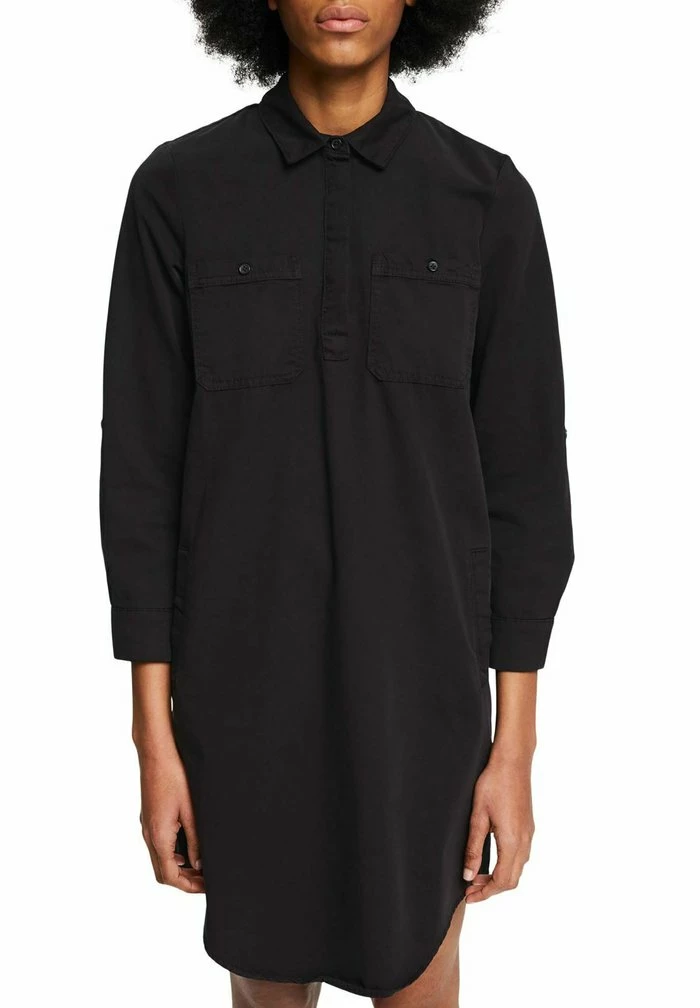 Esprit Shirt Dress - Black - Image 5