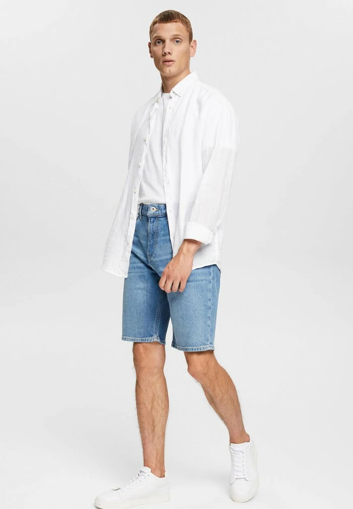 Esprit Denim Shorts - Blue Medium Washed - Image 2