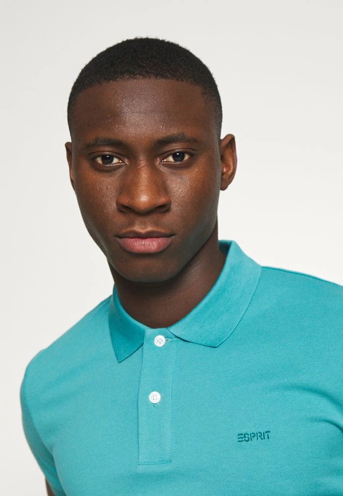 Esprit Polo Shirt - Teal Blue - Image 4