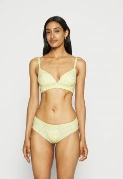 Esprit MICRO PRINTED SOFT FIT WIRELESS PADDED BRA - Triangle Bra - Pistachio Green