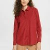Esprit SHIRT BLOUSE - Button-down Blouse - Terracotta