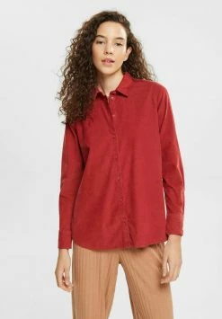 Esprit SHIRT BLOUSE - Button-down Blouse - Terracotta