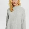 Esprit MIT STEHKRAGEN - Jumper - Light Grey