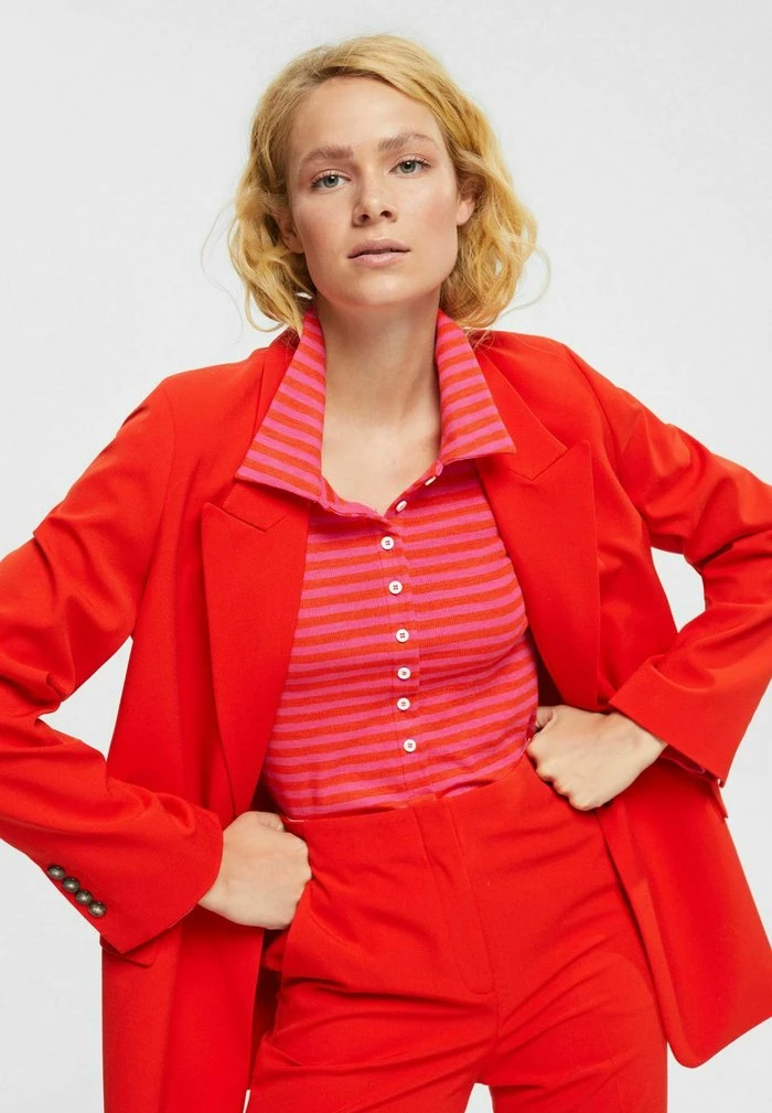 Esprit Long Sleeved Top - Red - Image 3