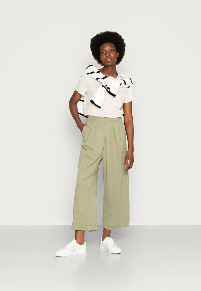 Esprit PIMA PANTS - Trousers - Light Khaki - Image 2
