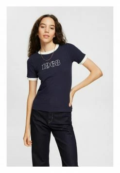 Esprit Print T-shirt - Navy