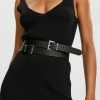 Esprit MIT ZWEI SCHNALLEN - Belt - Black