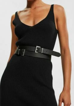 Esprit MIT ZWEI SCHNALLEN - Belt - Black