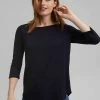 Esprit Long Sleeved Top - Navy