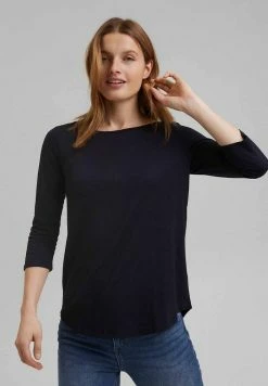 Esprit Long Sleeved Top - Navy