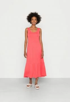 Esprit CVE CITY - Jersey Dress - Coral Red