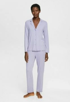 Esprit LONG SLEEVE SET - Pyjama Set - Lavender