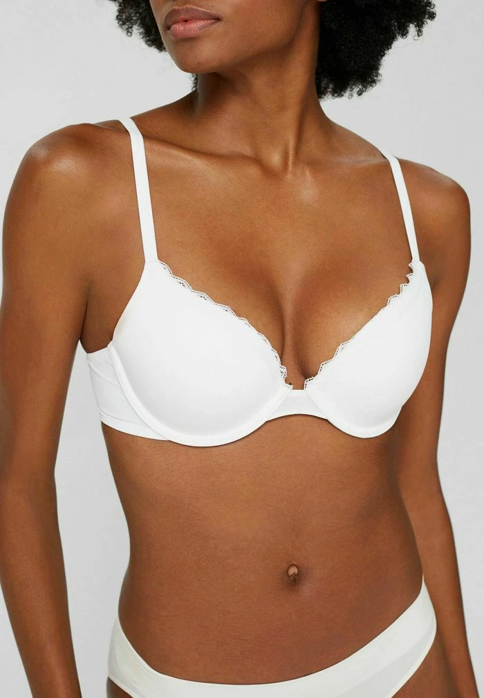 Esprit MIT SPITZE - Push-up Bra - White