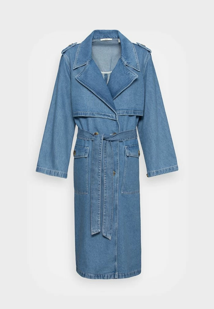 Esprit COR TRENCH COAT - Denim Jacket - Blue Light Wash - Image 6