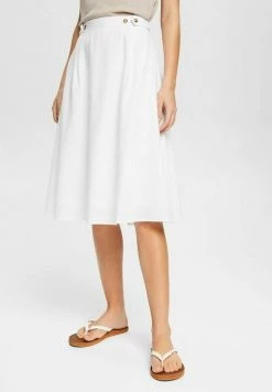 Esprit Pleated Skirt - White