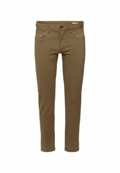 Esprit PANT - Slim Fit Jeans - Dark Khaki