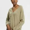 Esprit FLAUSCHIGER - Jumper - Pale Khaki