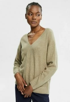 Esprit FLAUSCHIGER - Jumper - Pale Khaki