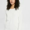 Esprit BASIC RUNDHALS - Jumper - Off White