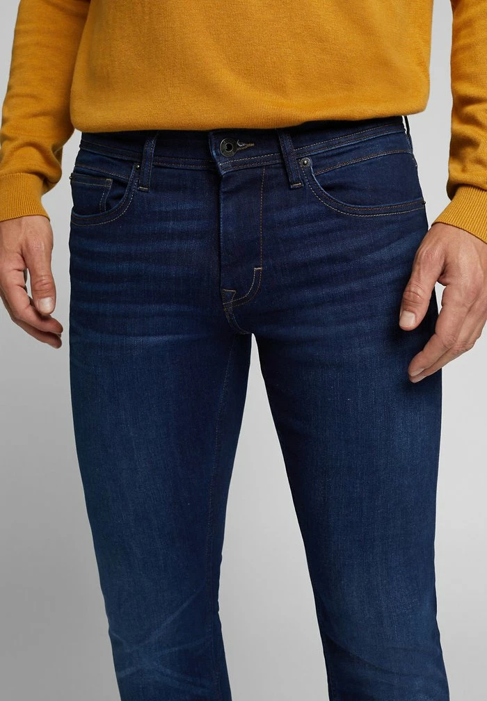 Esprit Slim Fit Jeans - Blue Dark Washed - Image 4