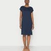 Esprit DRESSES KNITTED - Jersey Dress - Navy