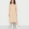 Esprit DRESSES LIGHT WOVEN - Shirt Dress - Sand