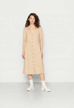 Esprit DRESSES LIGHT WOVEN - Shirt Dress - Sand
