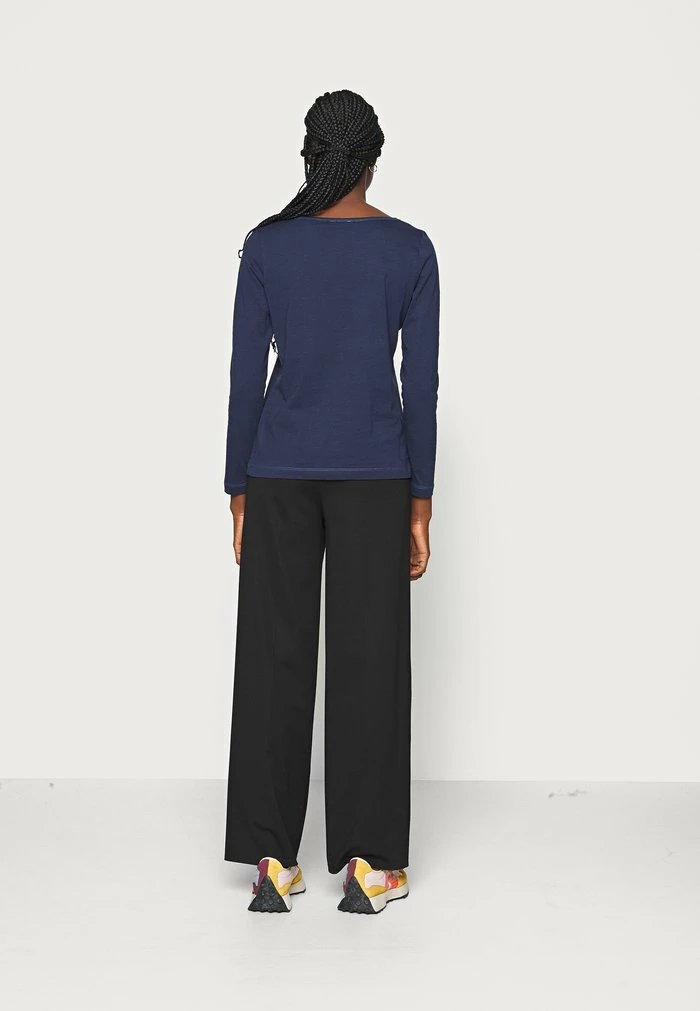 Esprit BOAT NECK - Long Sleeved Top - Navy - Image 3
