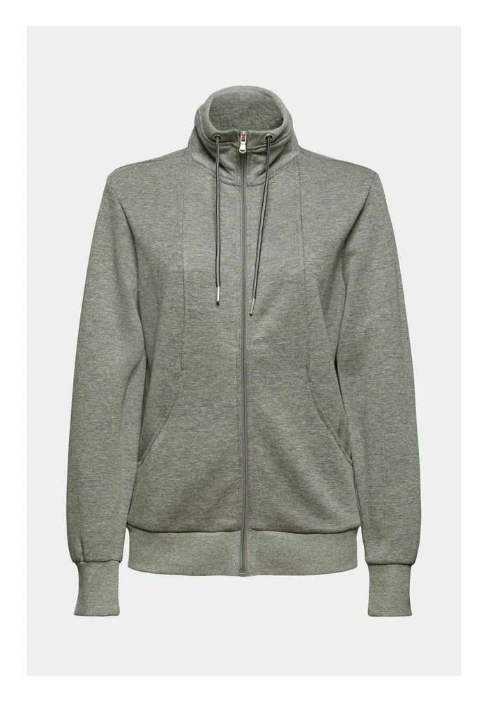 Esprit Zip-up Sweatshirt - Medium Grey - Image 10