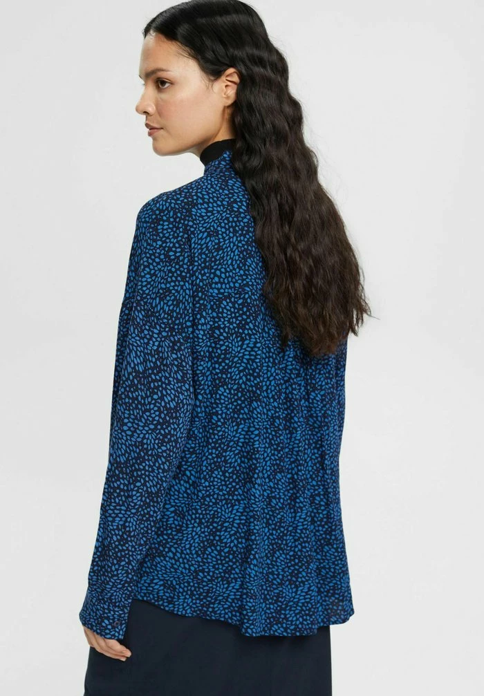 Esprit Button-down Blouse - Navy - Image 3