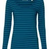 Esprit Long Sleeved Top - Petrol Blue