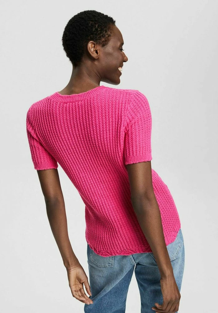 Esprit Print T-shirt - Pink Fuchsia - Image 3