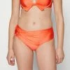Esprit ZALEY BEACH BRIEF DRAPING EFFECT - Bikini Bottoms - Coral