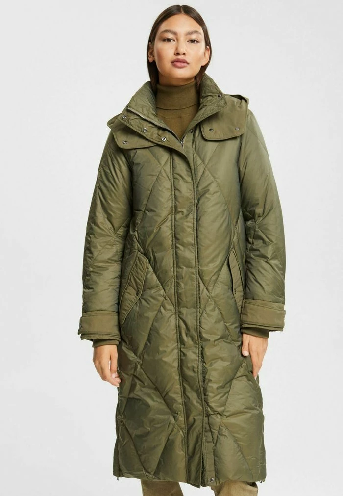 Esprit Down Coat - Dark Khaki