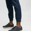 Esprit MATERIAL-MIX-SNEAKER IN - Trainers - Navy