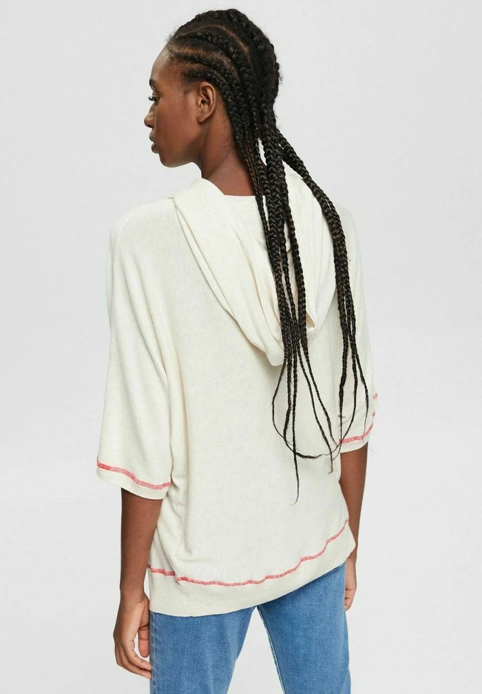 Esprit Mit - Hoodie - Mottled Beige - Image 3