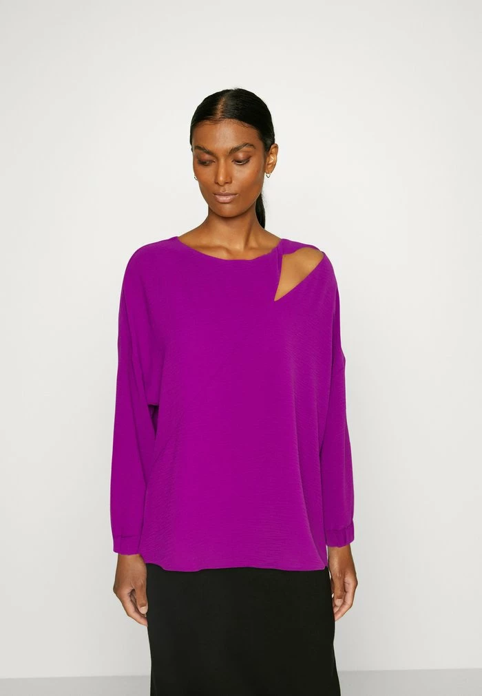 Esprit TWIST CUTOUT - Blouse - Violet