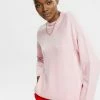 Esprit MIT STEHKRAGEN - Jumper - Light Pink