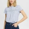 Esprit MIT DOBBY-STRUKTUR - Blouse - Light Blue