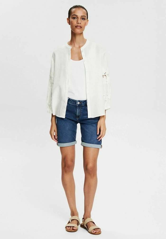 Esprit Denim Shorts - Blue Medium Washed - Image 2