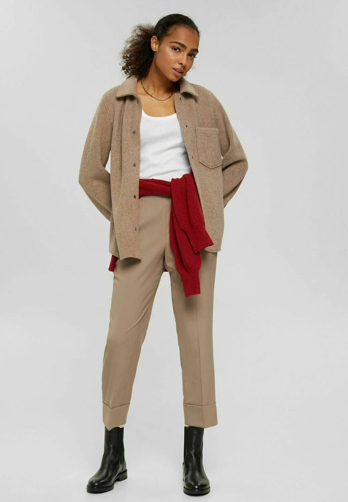 Esprit Trousers - Taupe - Image 2