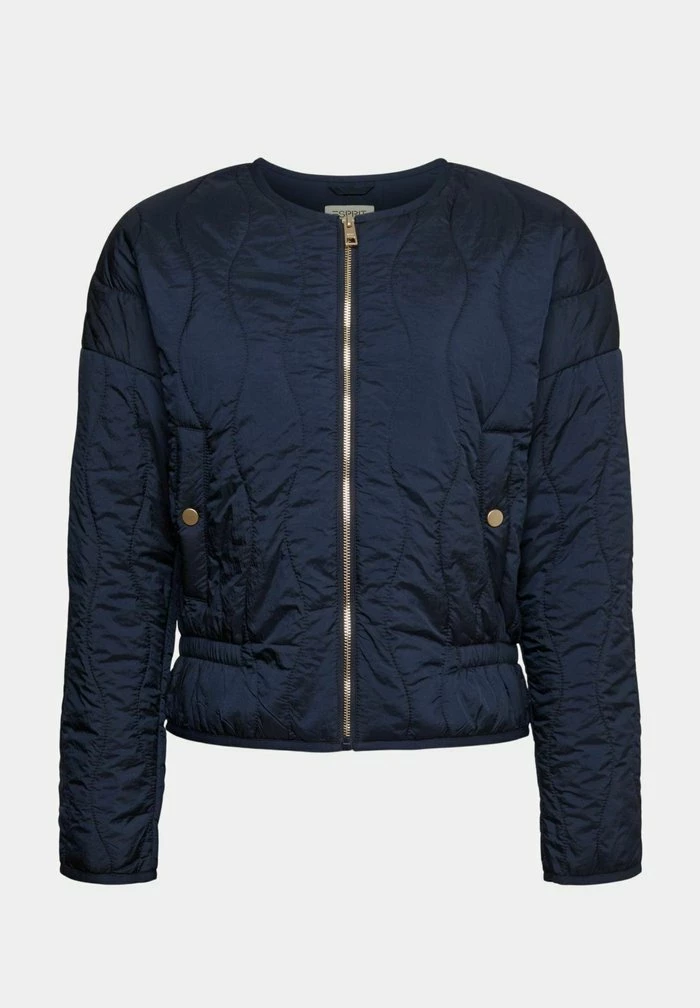 Esprit MIT DEKORATIVER STEPPUNG - Light Jacket - Navy - Image 15