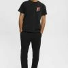 Esprit AMBIGRAM CHEST - Print T-shirt - Black
